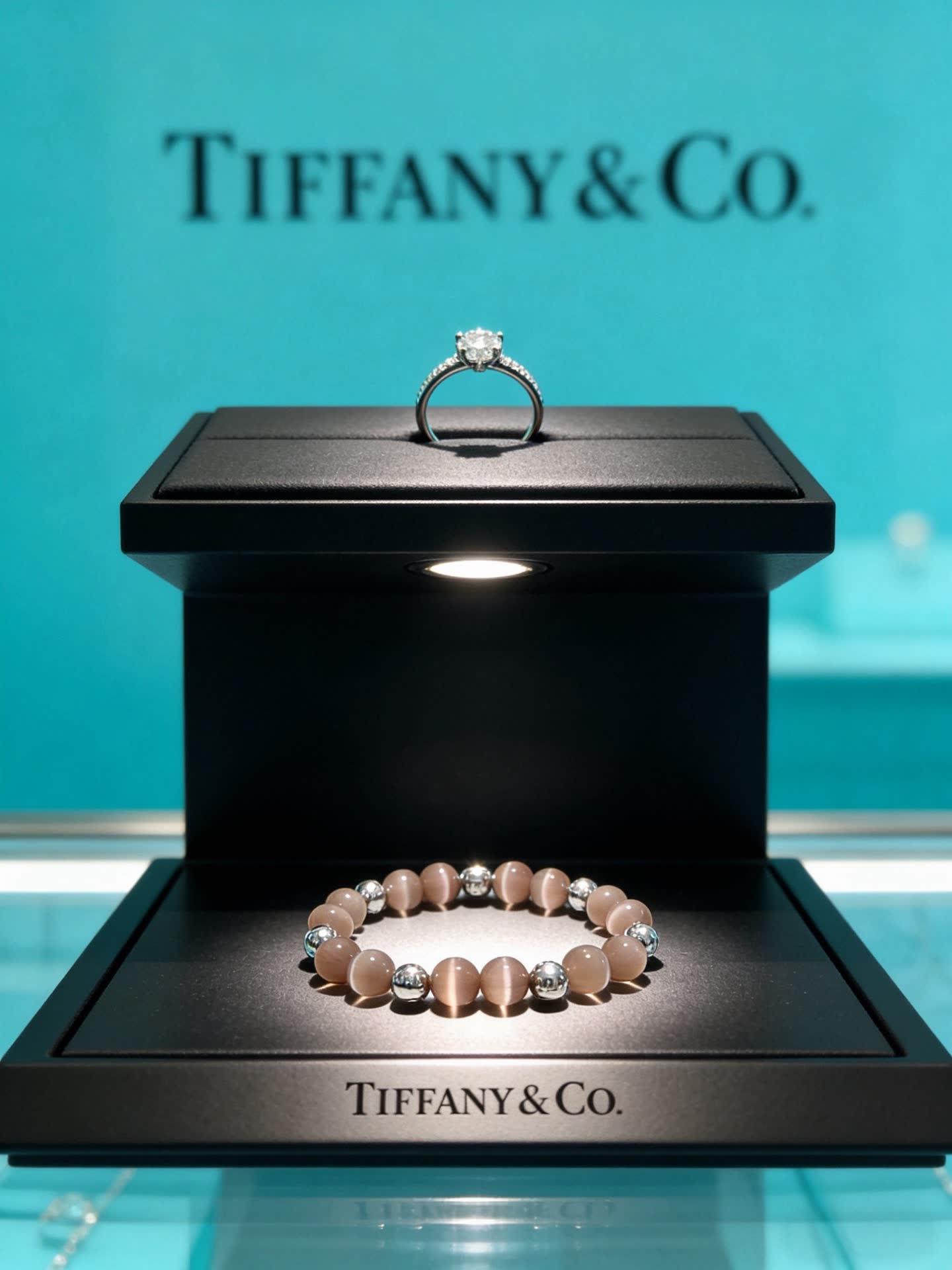 Tiffany & Co. Gray Beaded Bracelet